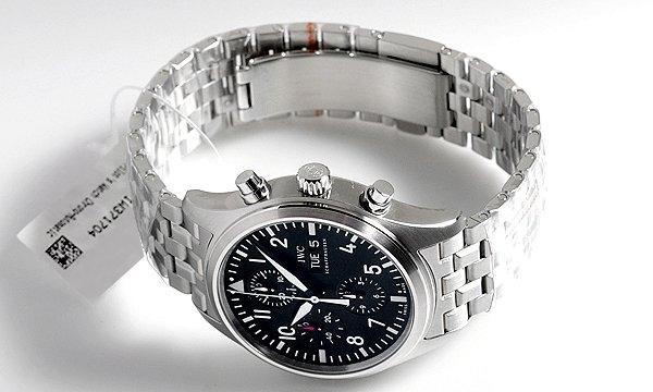 IWC パイロットウォッチクロノ IW371704 ステンレス ブラック